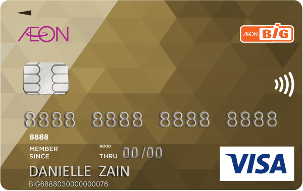 aeon big visa gold card 1